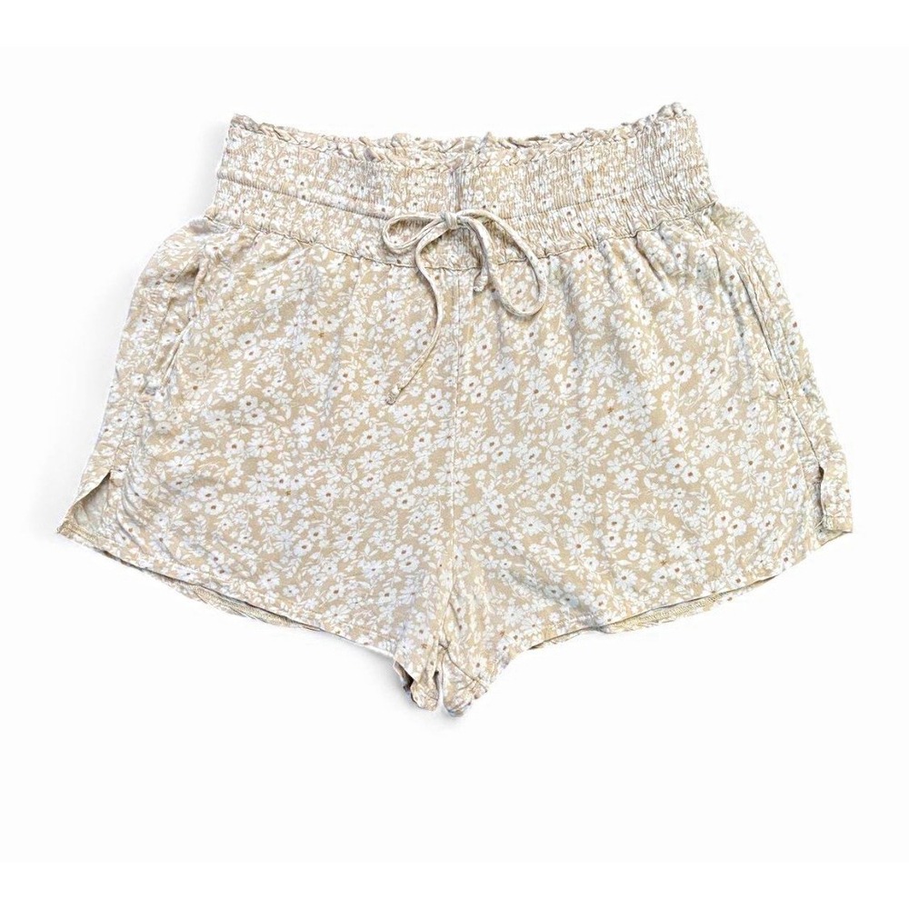 aesthetic floral shorts abercrombie coquette cottagecore xs with pockets